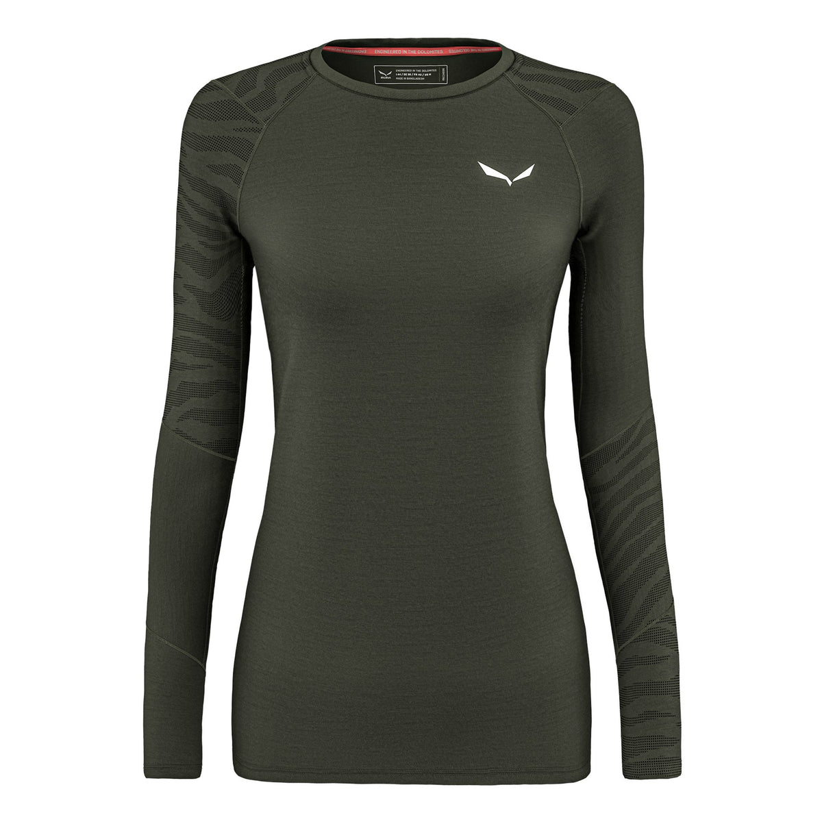 Salewa ženska majica Cristallo Warm AMR L/S Tee – pogled 2