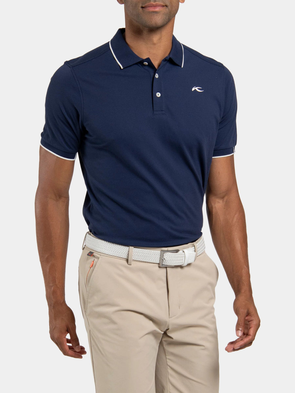 KJUS moška polo majica Stan 2.0 – na modelu
