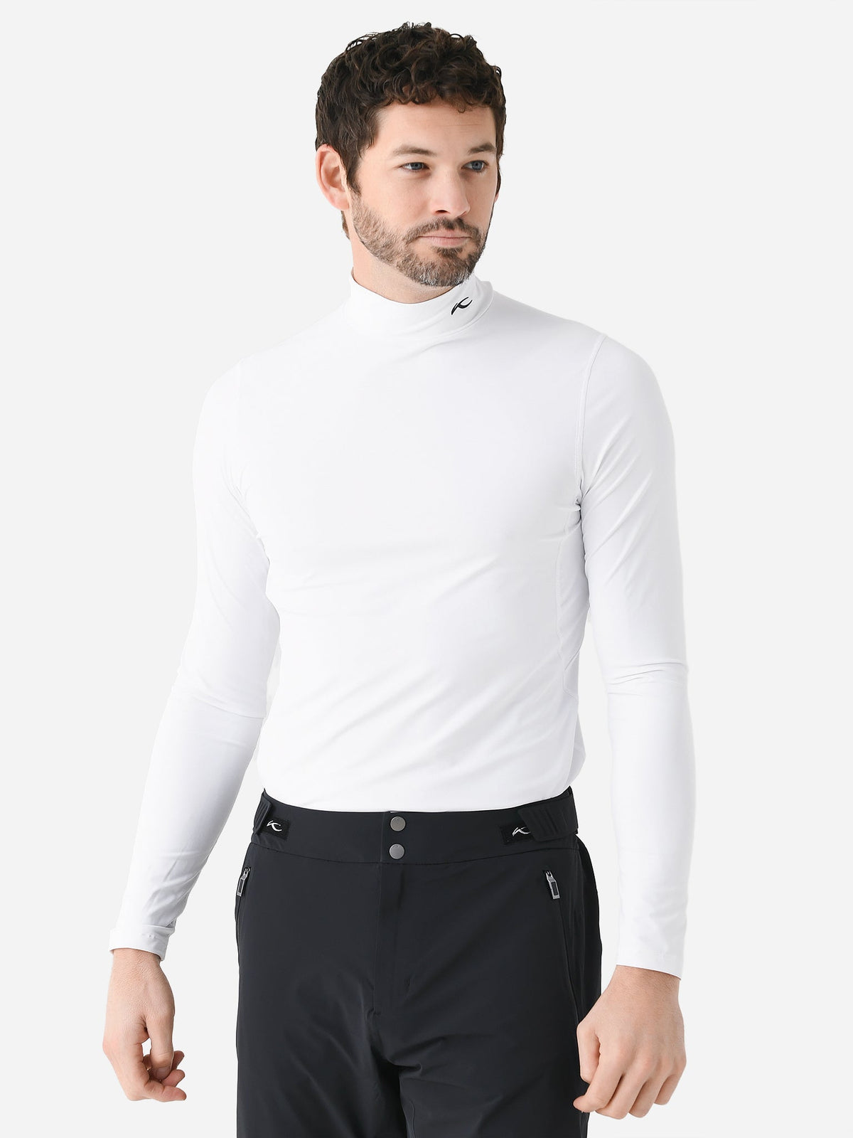 KJUS moška majica z ovratnikom Baselayer Turtle