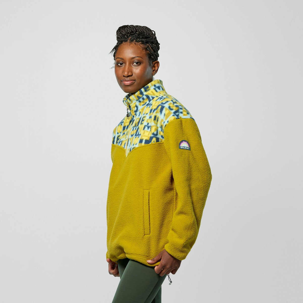 Salewa unisex flis jopa Eagle Anniversary HZ Jacket – na modelu