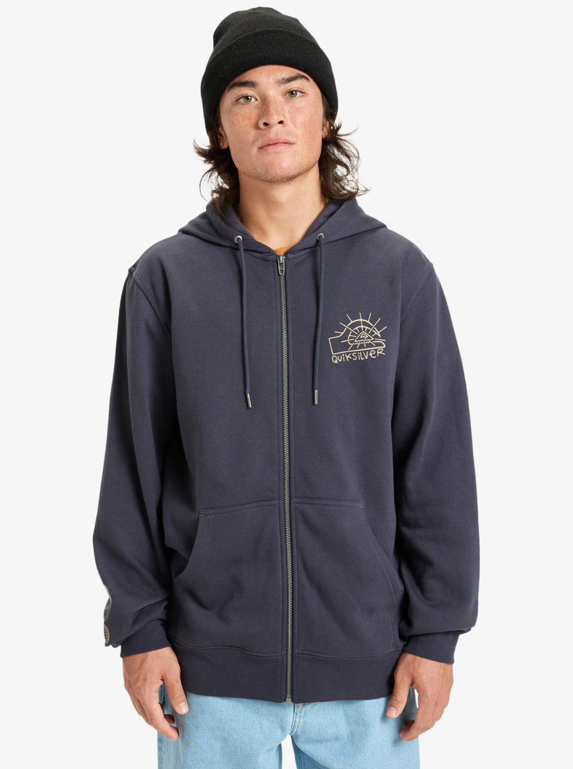 Quiksilver moška jopa Graphic Hood Zip – na modelu