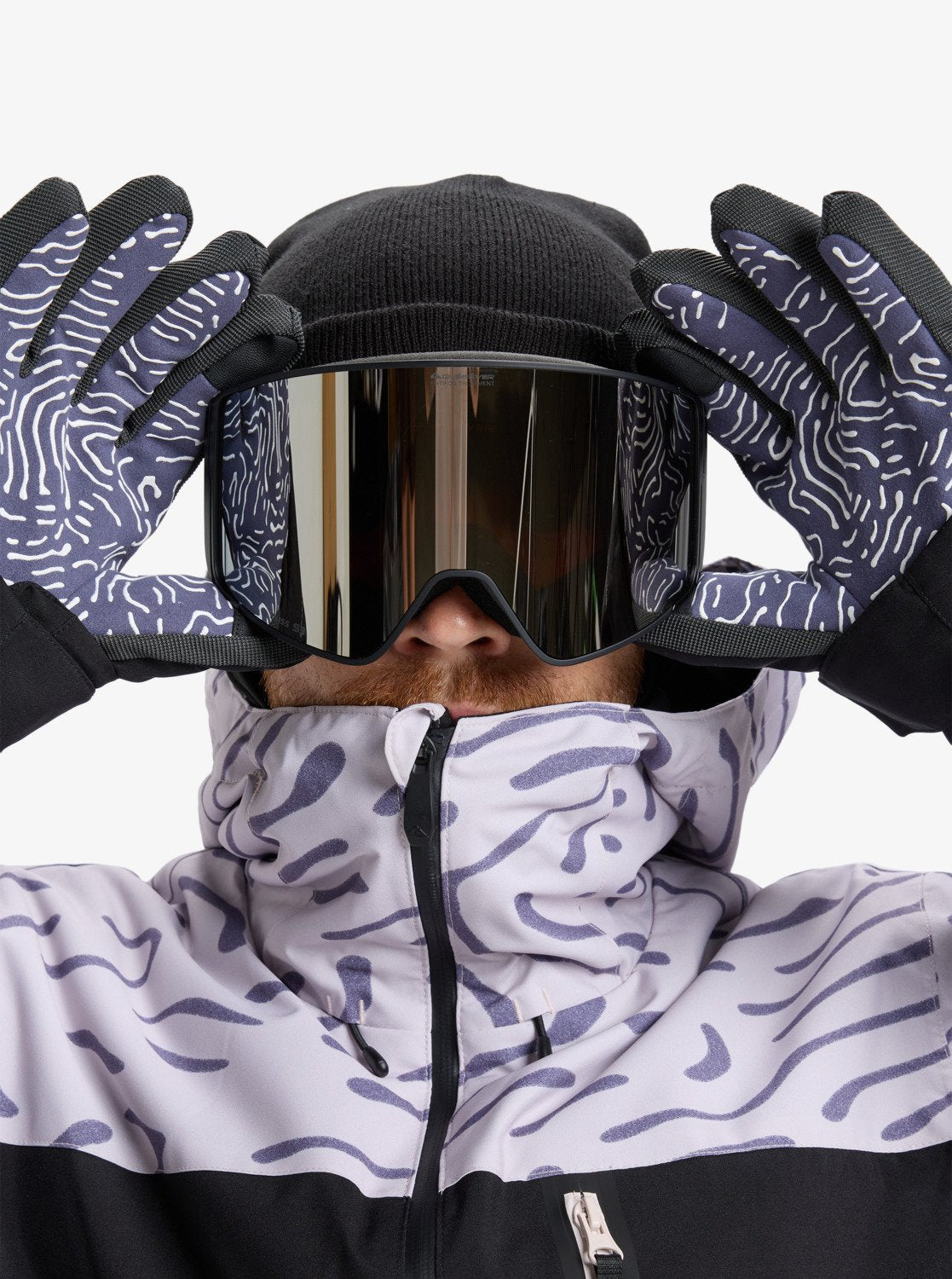 Quiksilver smučarska očala Storm MG – na modelu