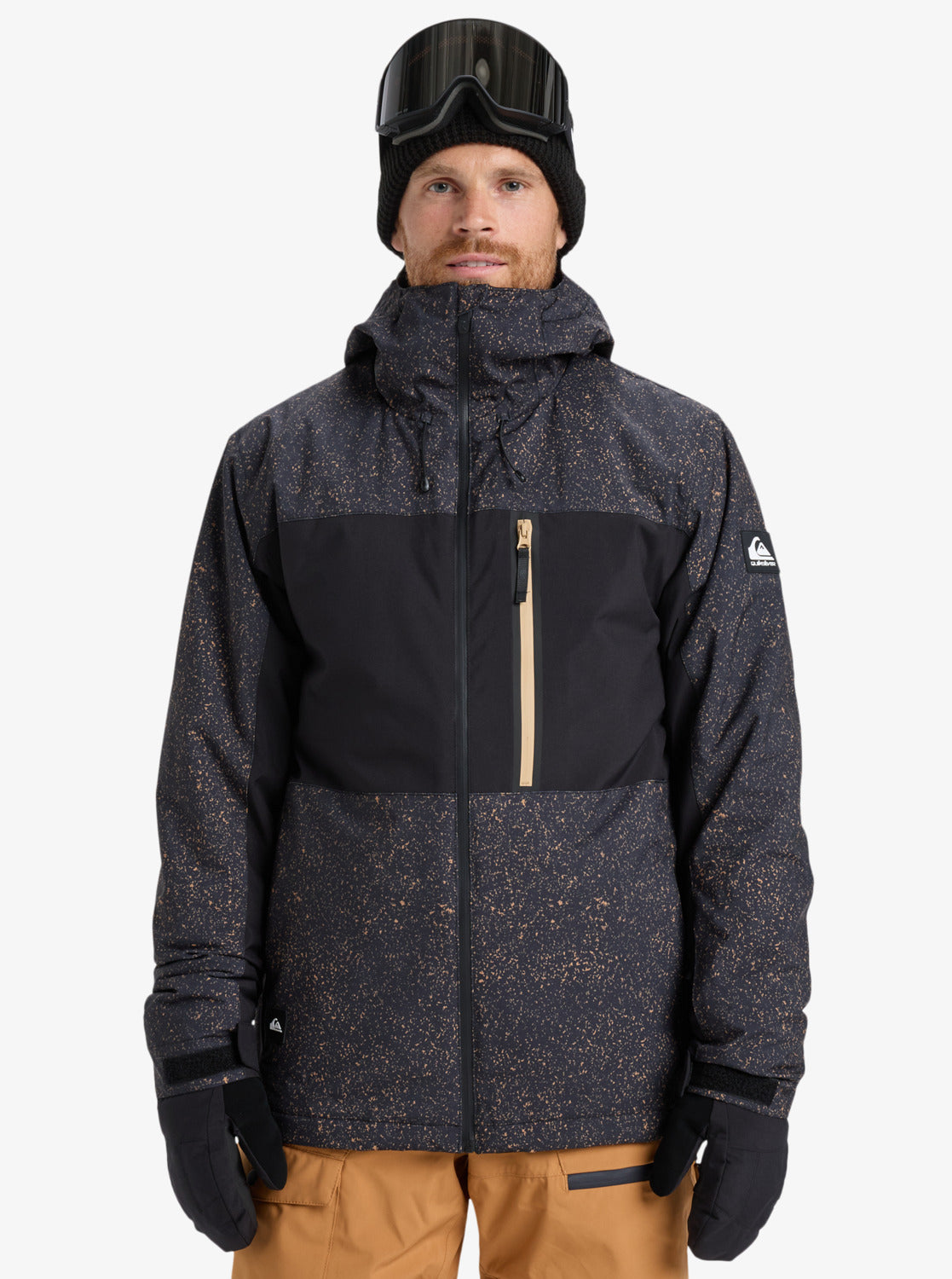 Quiksilver moška smučarska jakna Sycamore Printed – na modelu
